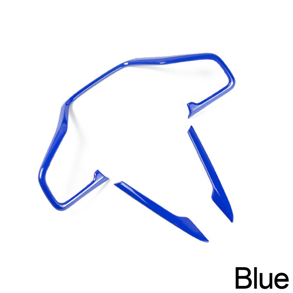 3 шт. наклейки на рамку рулевого колеса автомобиля из углеродного волокна для Honda Civic 10th 2016 2017 2018 аксессуары для интерьера