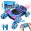 Радиоуправляемая машинка для детей FlyCreat Spray 2 6-колесная беспроводная 360-градусная поворотная трюковая автоматическая 360-градусная USB-система с простым дистанционным управлением и светодиодным автомобильным радио