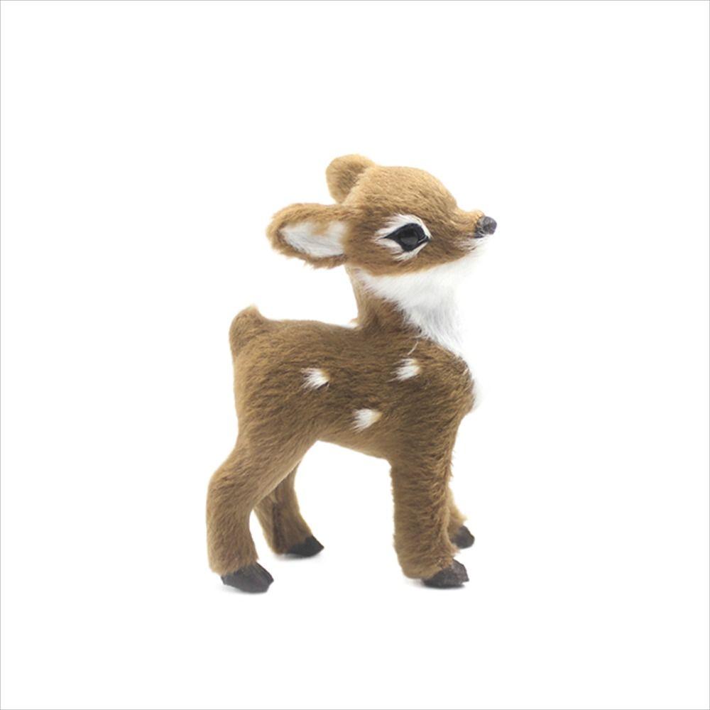 Garden Miniatures Artificial Deer Deer Ornaments Christmas Deer Animal Sika Deer Simulation Deer