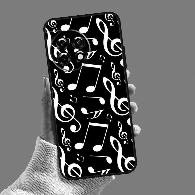 Чехол-футляр с нотным знаком скрипичного ключа для OnePlus Nord 5 CE 3 4 Lite N20 N30 OnePlus 15 13 12 11 8 9 10 Pro 10T 13T 13R