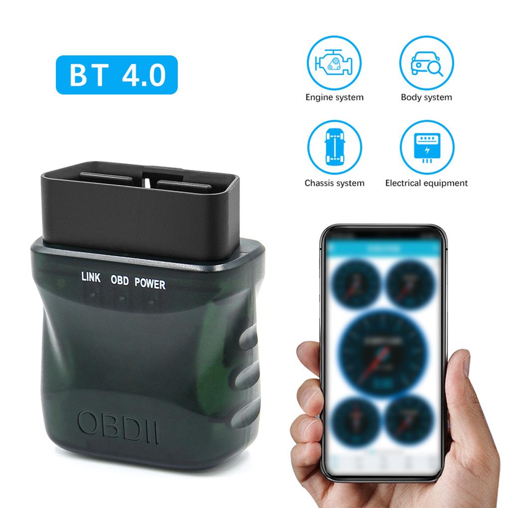 Для IOS Android ELM 327 диагностический считыватель легко проверяет огни двигателя Forobd2 сканер Bluetooth