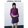 UR 2024 Spring Women's Textured Knit Cropped Sweater