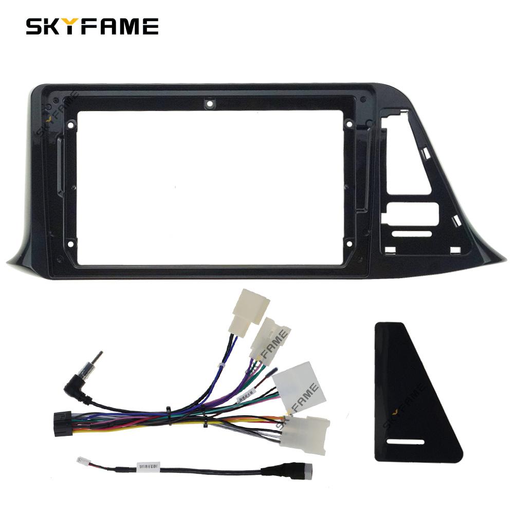SKYFAME Car Frame Fascia Adapter Canbus Box Decoder Android Radio Dash Fitting Panel Kit For Toyota CHR IZOA