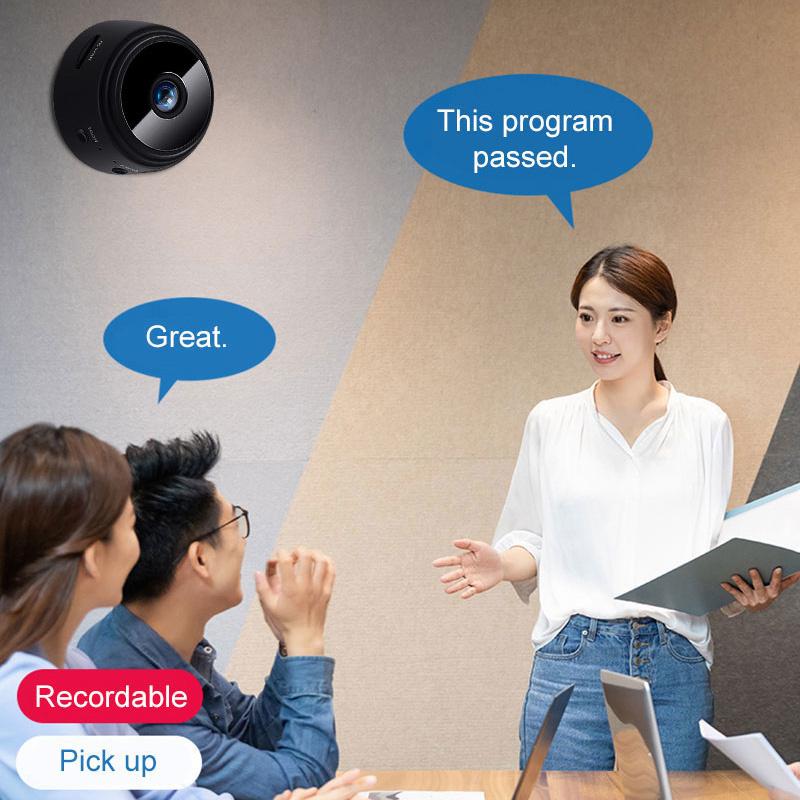 Камеры видеонаблюдения Камеры видеонаблюдения Мини-камера A9 Беспроводная Wi-Fi IP HD 1080P Беспроводная WIFI-камера Умная камера видеонаблюдения Домашняя камера безопасности Сетевая радионяня