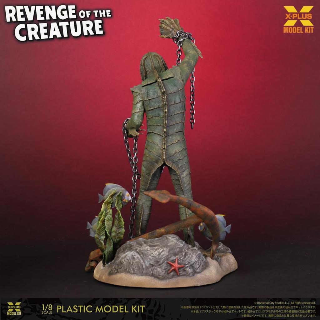 X-Plus: The Merman's Revenge 1/8 Scale Unpainted Plastic Model Kit