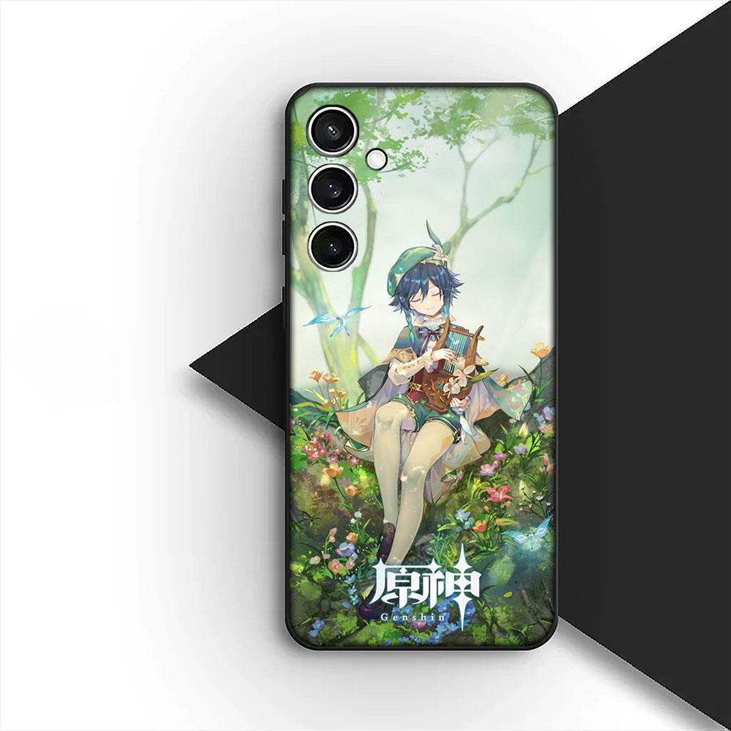 Genshin Venti Impact Xiao Keqing Phone Cover Soft Case for Xiaomi Redmi 15 15C A4 A5 9A 9C NFC Note 9 8 9T 5G Casing