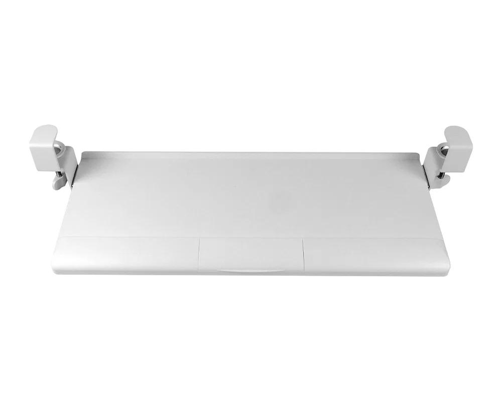 White Keyboard Drawer, Under Desk Hdwr Solidhand-Kt08W