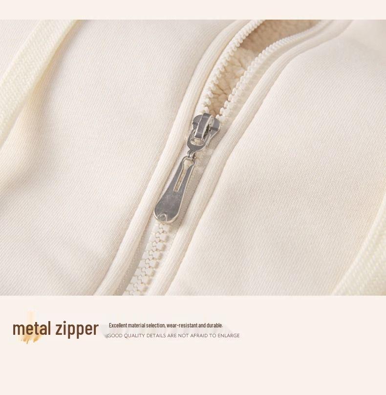 Кардиган на молнии из овечьей шерсти - Утепленный, теплый для осени/зимы 2023