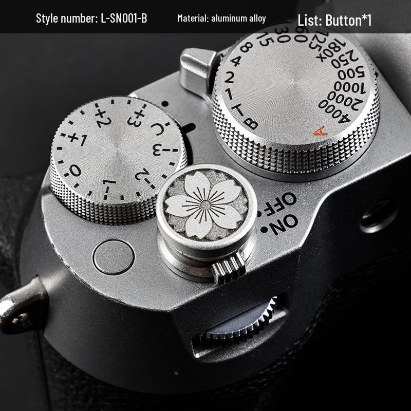 Hot Shoe Cover & Shutter Button Cap for Fujifilm XT50, X100VI, XT30 II, XM5, Nikon ZF Cameras