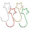 20 шт., крючки для рождественских украшений, универсальные изысканные подвесные крючки в форме звезды для праздничного украшения