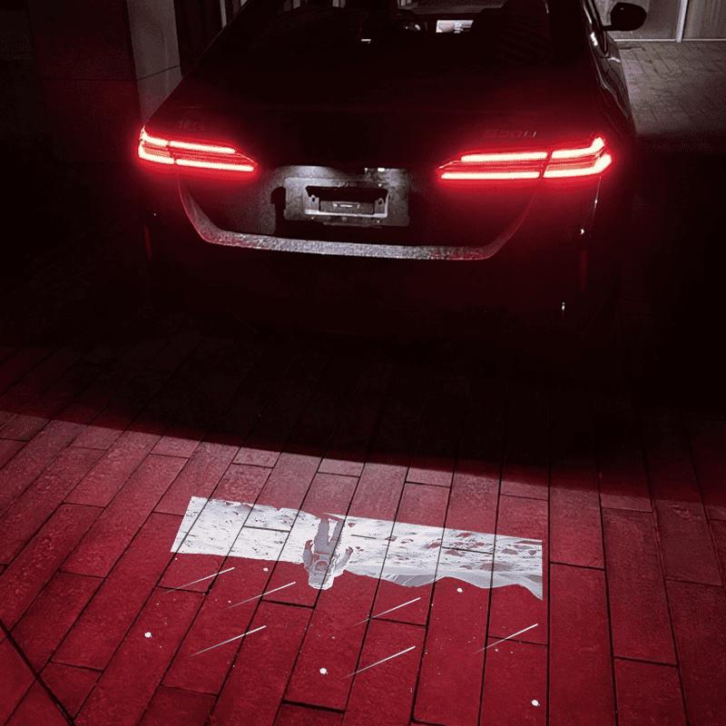 BMW License Plate Projection Lights: Compatible with 1, 3, 4, 5 Series, X1, iX3, X5, M3, M4 - Welcome Atmosphere Upgrade.