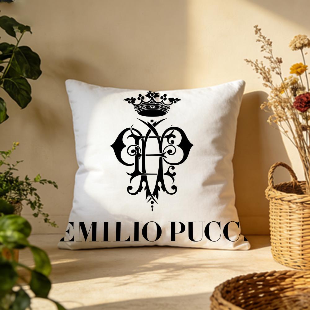 Stylish EEmilio Pucciful Cushion Cover Versatile DoubleSided Pillow Case Fit for Sofa Bed Car  Daily Decor