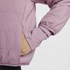 Nike Легкая женская куртка для бега Therma-Fit Swift с длинным рукавом и капюшоном, серая, фиолетовая, красная FB7512-523
