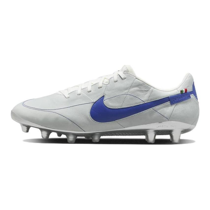 Nike Tiempo Legend 9 Elite Mi Ag Кожа Монтебеллуна Белый Королевский Игровой DV7901-140