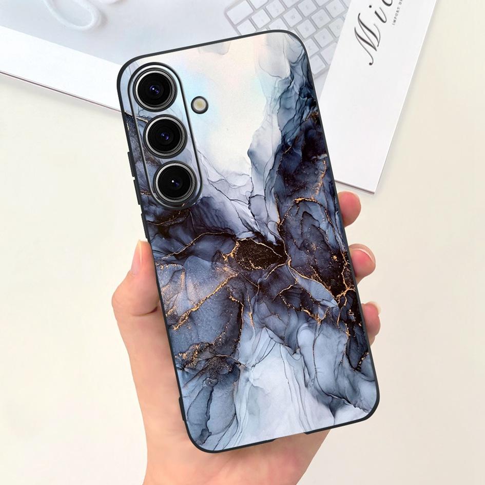 Чехол для Samsung Galaxy S24 Plus Милый Желтый Утенок Астронавт Матовый Силиконовый Мягкий Чехол для Samsung S 24 S24 Ultra S24+ 5G Funda