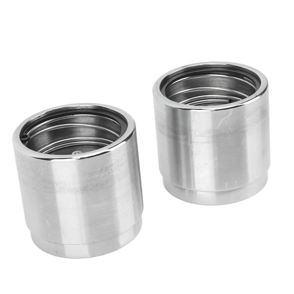 2PCS Trailer Wheel Bearing Protectors with Dust Covers Stainless Steel Universal for Boats Snowmobiles RVs ATVs