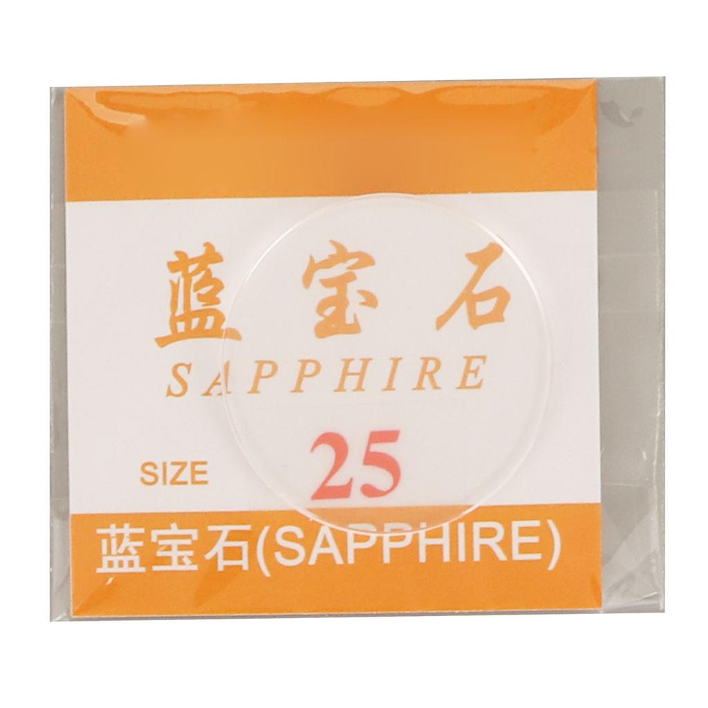 Watch Glass 1.5mm Thick Good Transparency High Temperature Scratch Wear Proof Sapphire Crystal