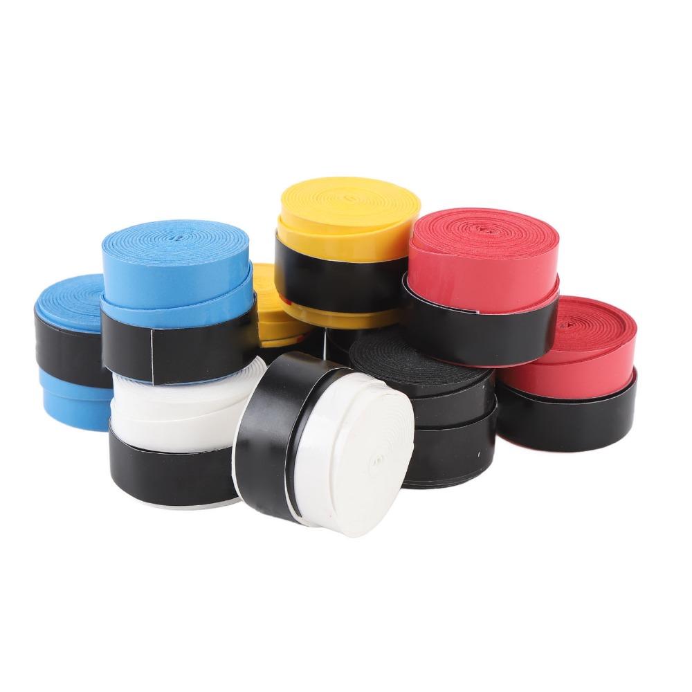 10pcs PU Material Handle Wrap 110cm Length Sports Grip Tape Convenient Racquet Overgrip For Sports