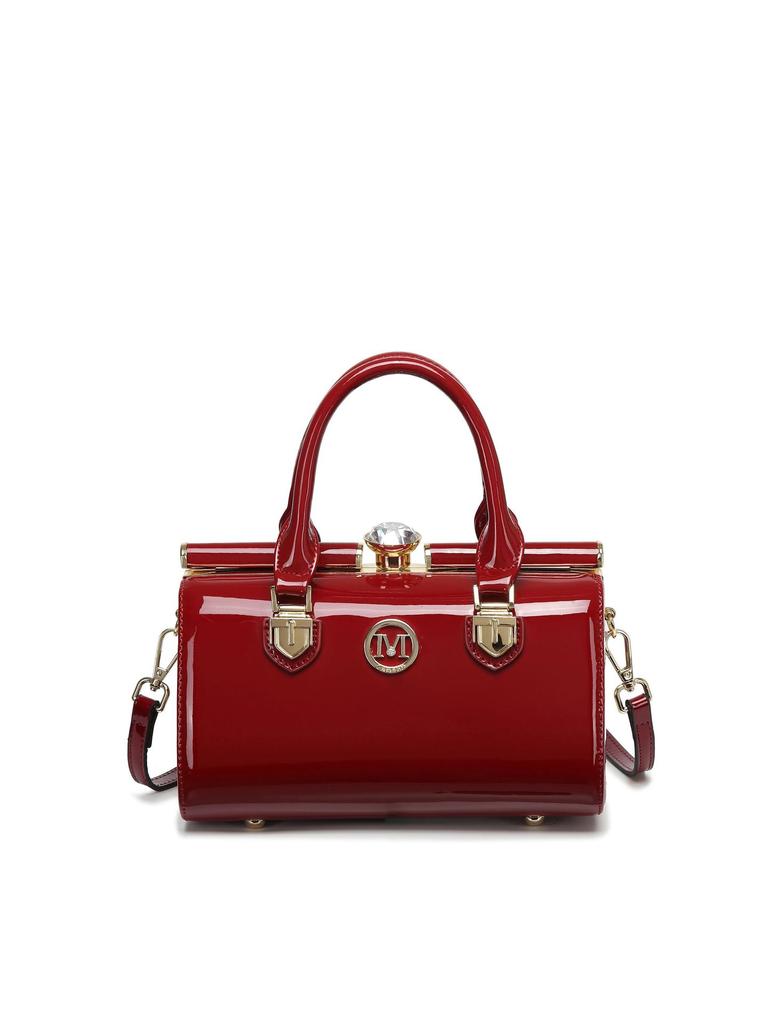 Новая модная простая сумка из натуральной лакированной кожи