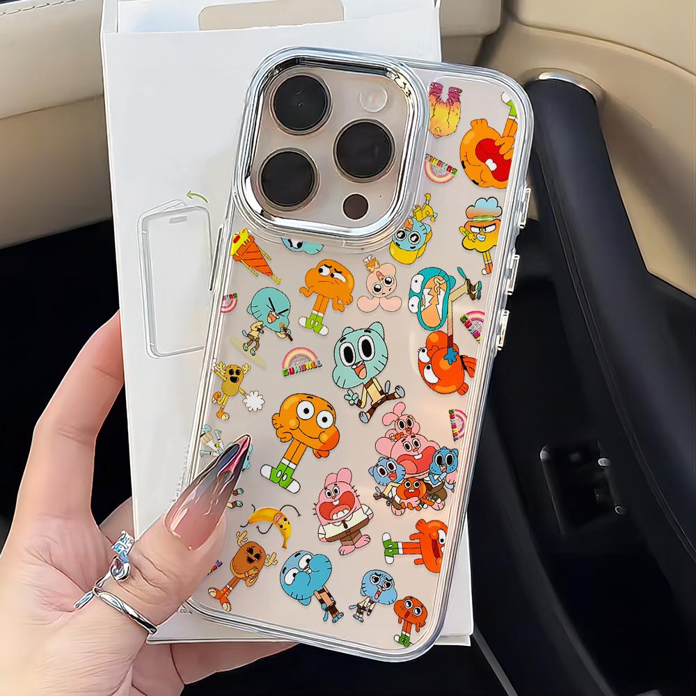 The Amazing World of Gumball Phone Case For iPhone 17 16e 16 15 14 13 12 11 mini Pro Max X XR XSMAX 8 7 Air Plus Soft Cover