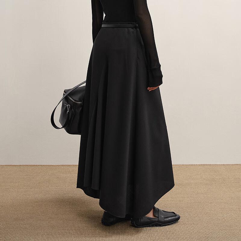 LESS A-Line Casual Mid-Length Skirt