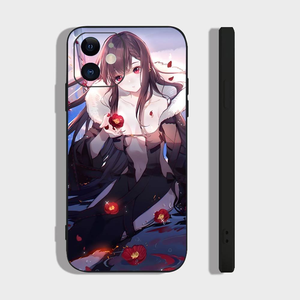Чехол для телефона с анимацией Юй Цзэ (Consort Yu) из игры Fate Grand Order для iPhone 17 Air 16 15 14 13 Pro Max 11 12 Черный силиконовый чехол