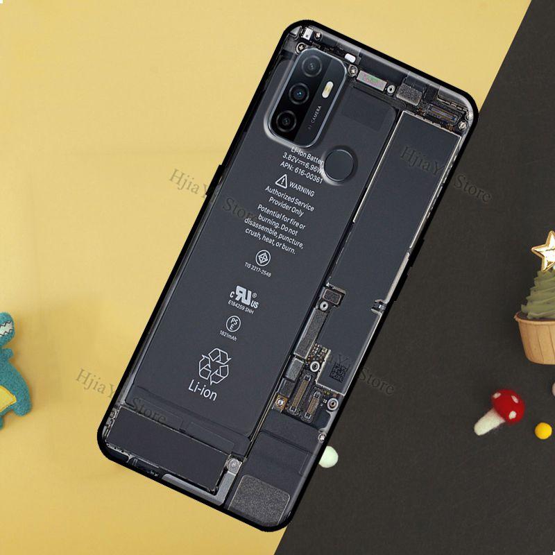 Плата материнской платы для OPPO F5 F7 A52 A72 A1K A5S A15 A83 A91 A31 A53 A9 A5 2020 Reno 4 Pro 2Z Чехол для телефона