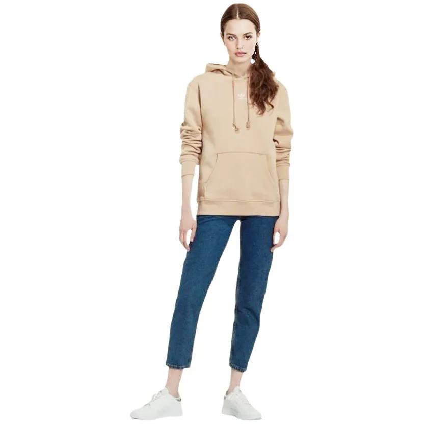 Adidas Originals Sweat Capuche Sweatshirts Women's Brown Hooded Moderate Other (Unisex) Sweatshirts HJ7861