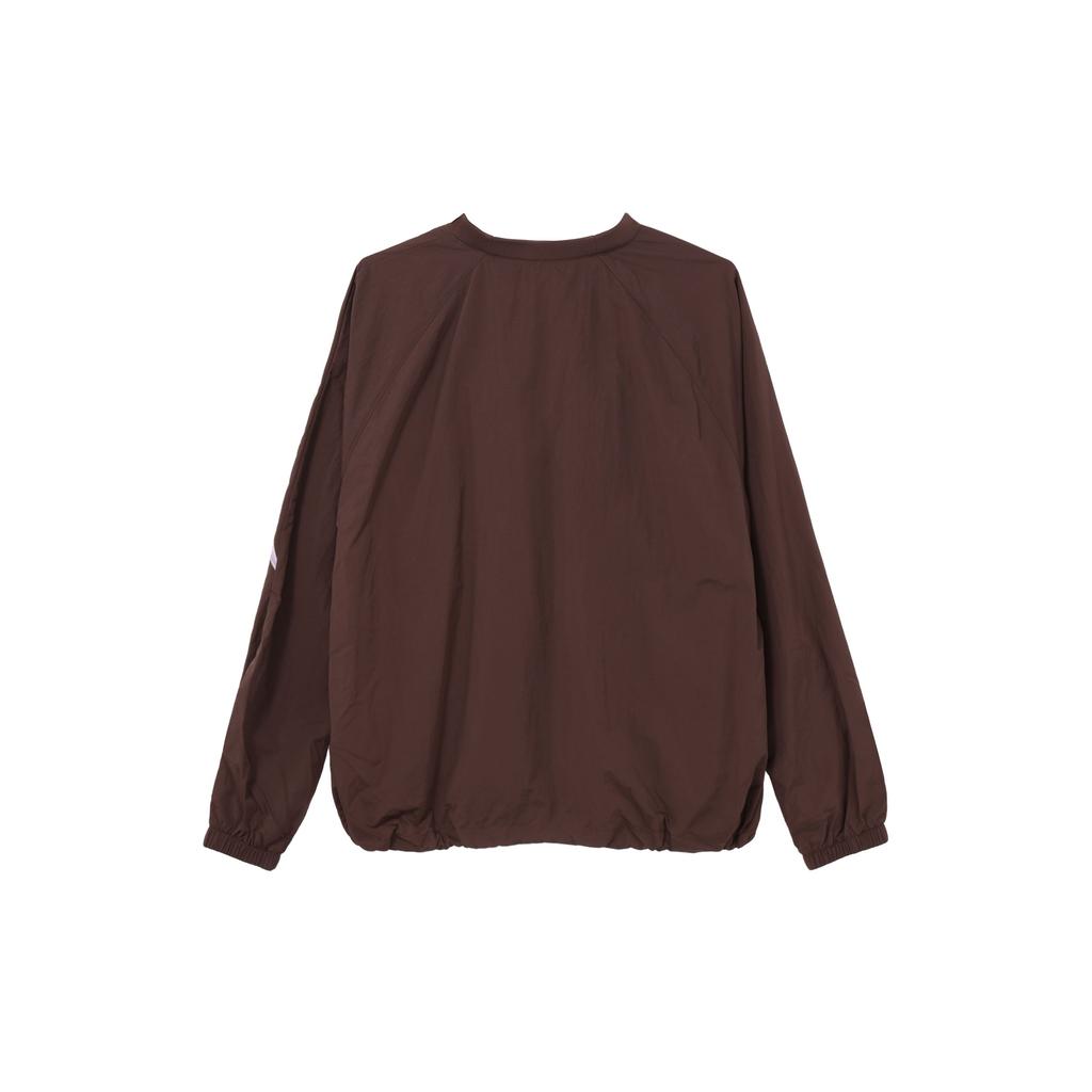 Nike Куртка Big Swoosh Woven V1 Earth/Rush Fuchsia/Cargo Khaki для мужчин в уличном стиле DX0661-227