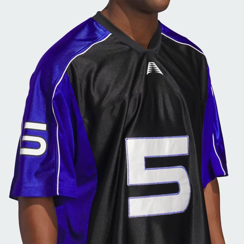 Adidas Ae короткий рукав джерси черный/прозрачно-синий мужской уличный стиль JC7849