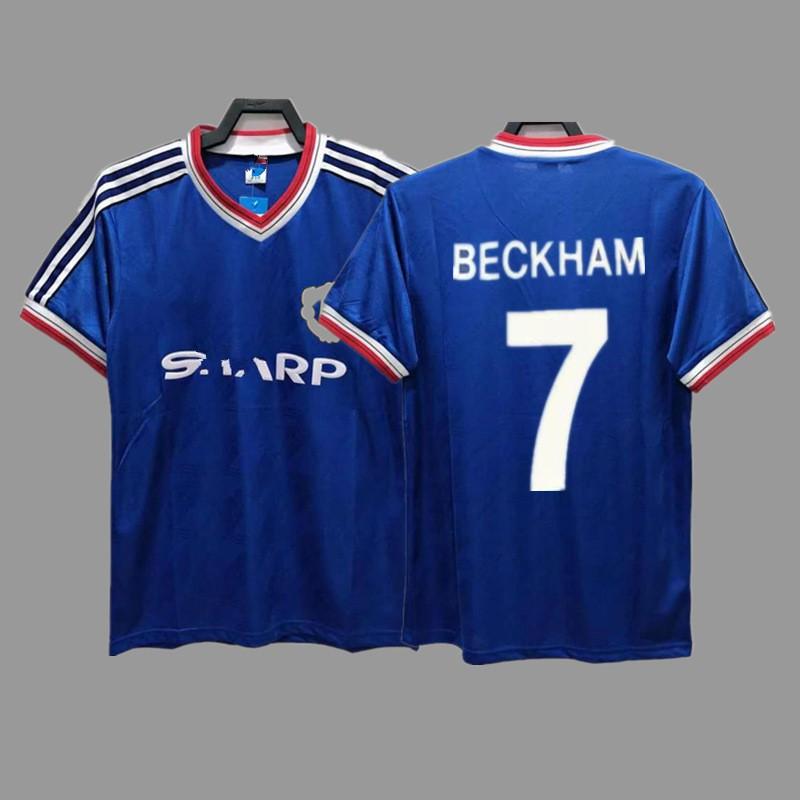 Retro Football Jersey Vintage Soccer Shirt Short Sleeve Sport Tee Unisex Adult Fall Winter