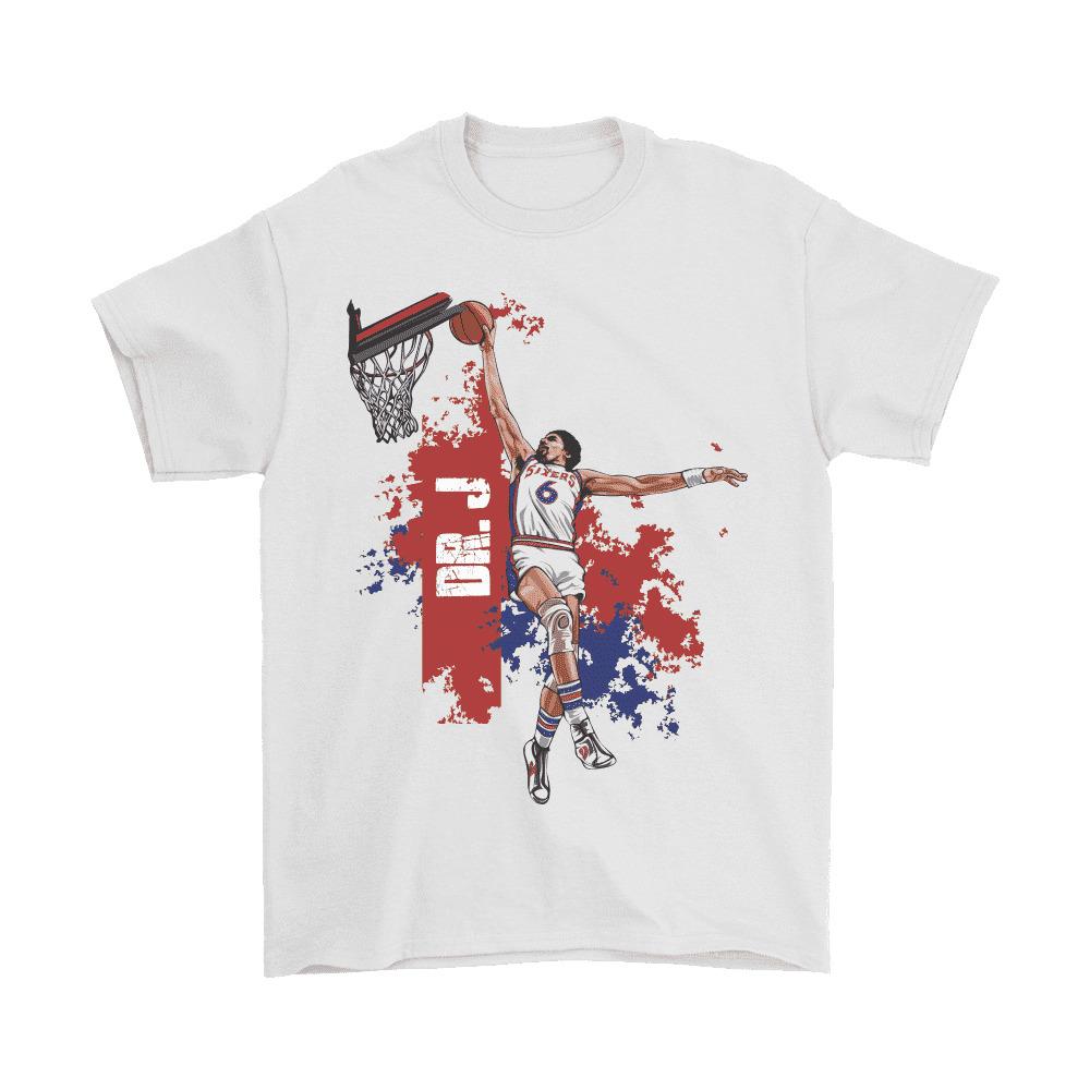 Julius Erving Men T-shirt White Short Sleeve All Size S To 5XL JJ4384