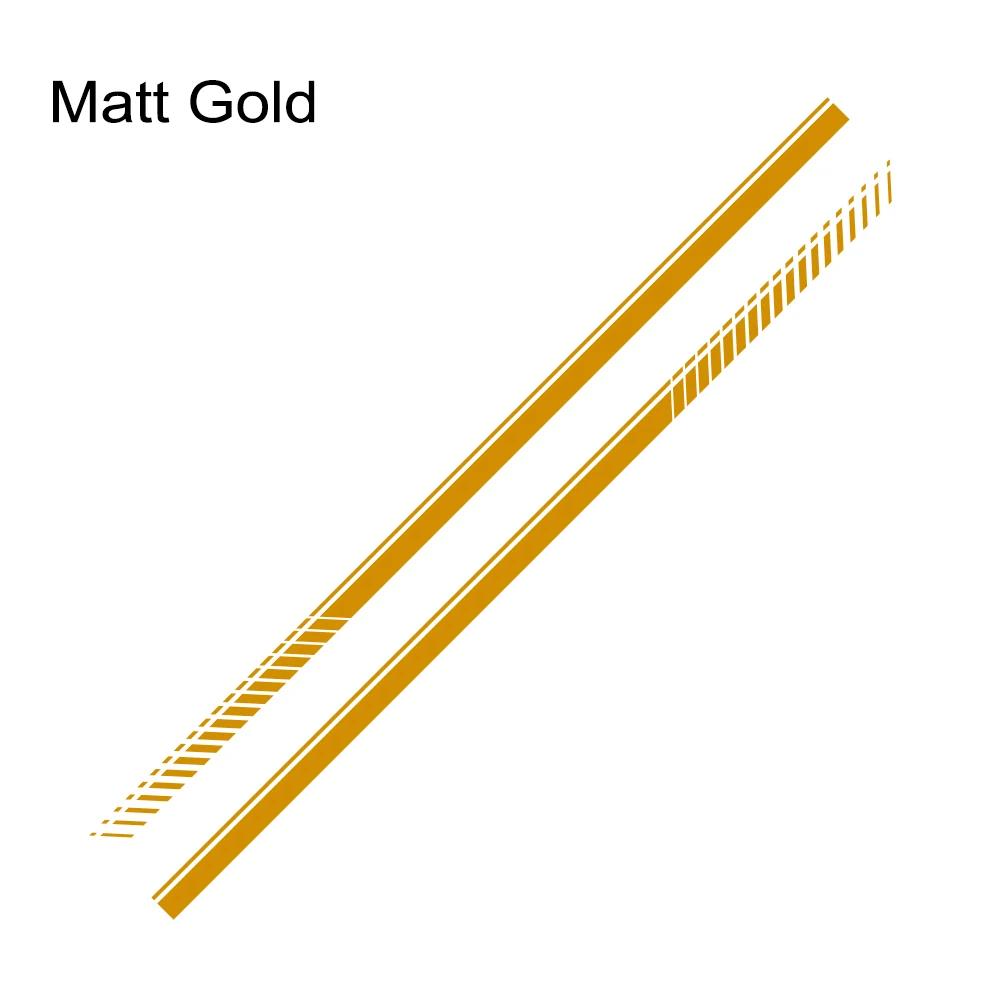 2 шт. Наклейки для украшения боковой линии талии двери автомобиля, гоночные полосы, декор кузова автомобиля, виниловая пленка, наклейки, аксессуары для Toyota Hiace