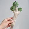 Милый брокколи смешной кориандр брелок мультфильм плюшевая кукла 3D подвеска овощной брелок рюкзак подвески автомобиль сумка декор игрушка