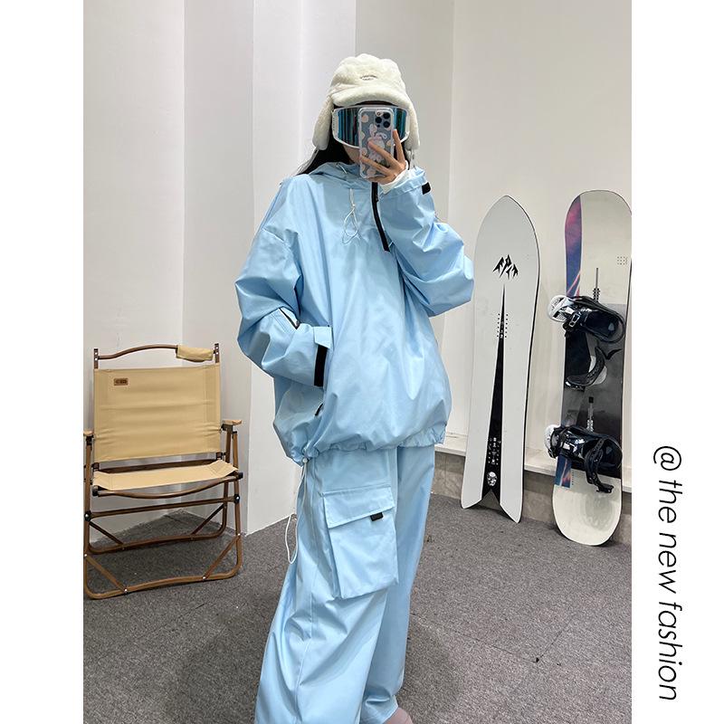 «Зимний водонепроницаемый горнолыжный и альпинистский костюм в гонконгском стиле с теплой курткой»