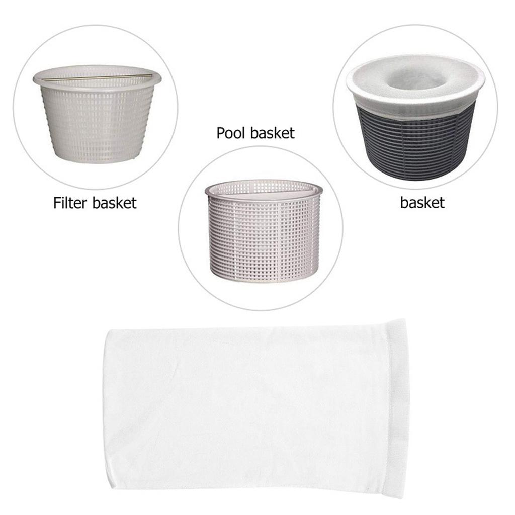 20 PCS Pool Skimmer Socks Baskets Socks Mesh Savers for for Inground& Above Ground Pools