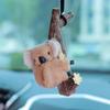 Подвесное украшение для автомобиля, коала, черепаха, панда, объятия, пень, подвеска, зеркало заднего вида, декор для воздуховода, милые аксессуары для салона автомобиля