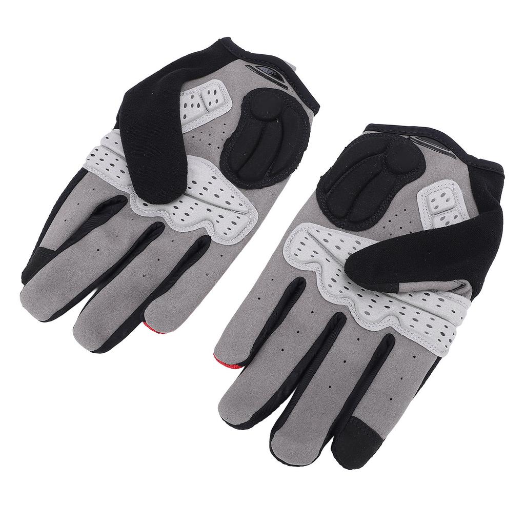 1 пара перчаток для велоспорта, противоскользящие, амортизирующие, легкие, с полным пальцем, для езды на сенсорном экране