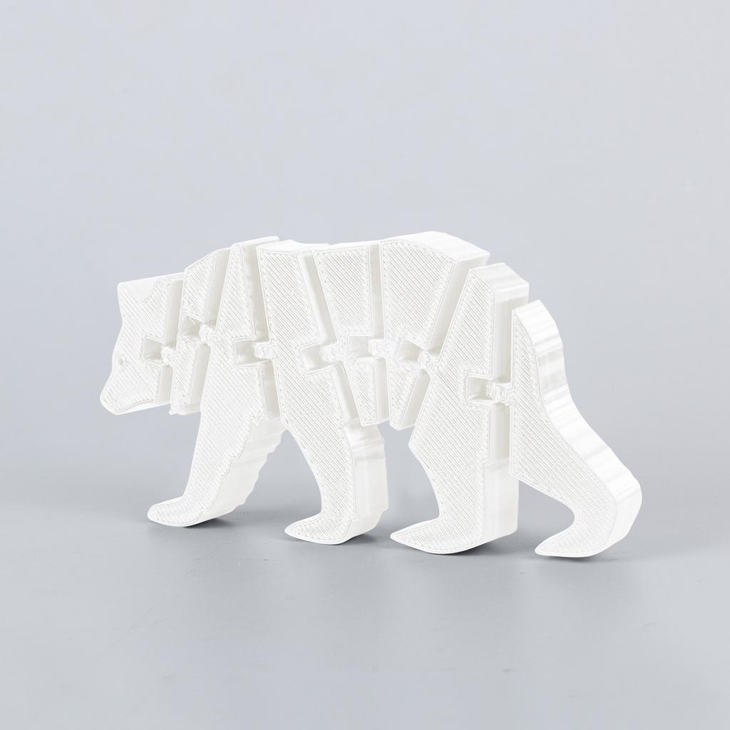 3D-печатный медведь 3D-печатный шарнирный червяк игрушка для взрослых и детей игрушка таинственный медведь