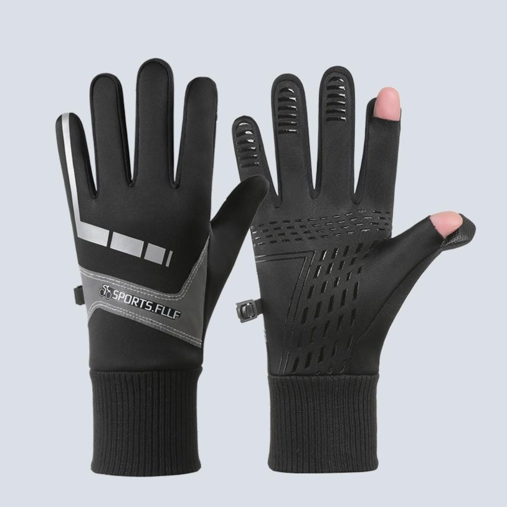 Anti-slip Thick Cycling Gloves Warm Outdoor Gloves Winter Cycling Gloves Outdoor