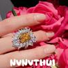 Nvnvacc Кольцо с сердечком и камнем-фритилляри, Ювелирное изделие Haute Couture, Набор серег с жемчугом в форме сердца