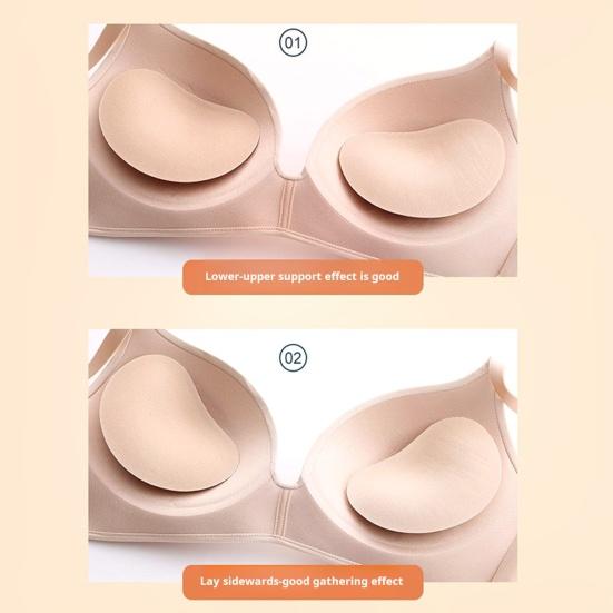 1 пара женских накладок на грудь, устойчивых к поту, противоскользящих, невидимых, тонких, дышащих, утолщенных, поддерживающих грудь, липких накладок, накладок на соски, бюстгальтер без бретелек