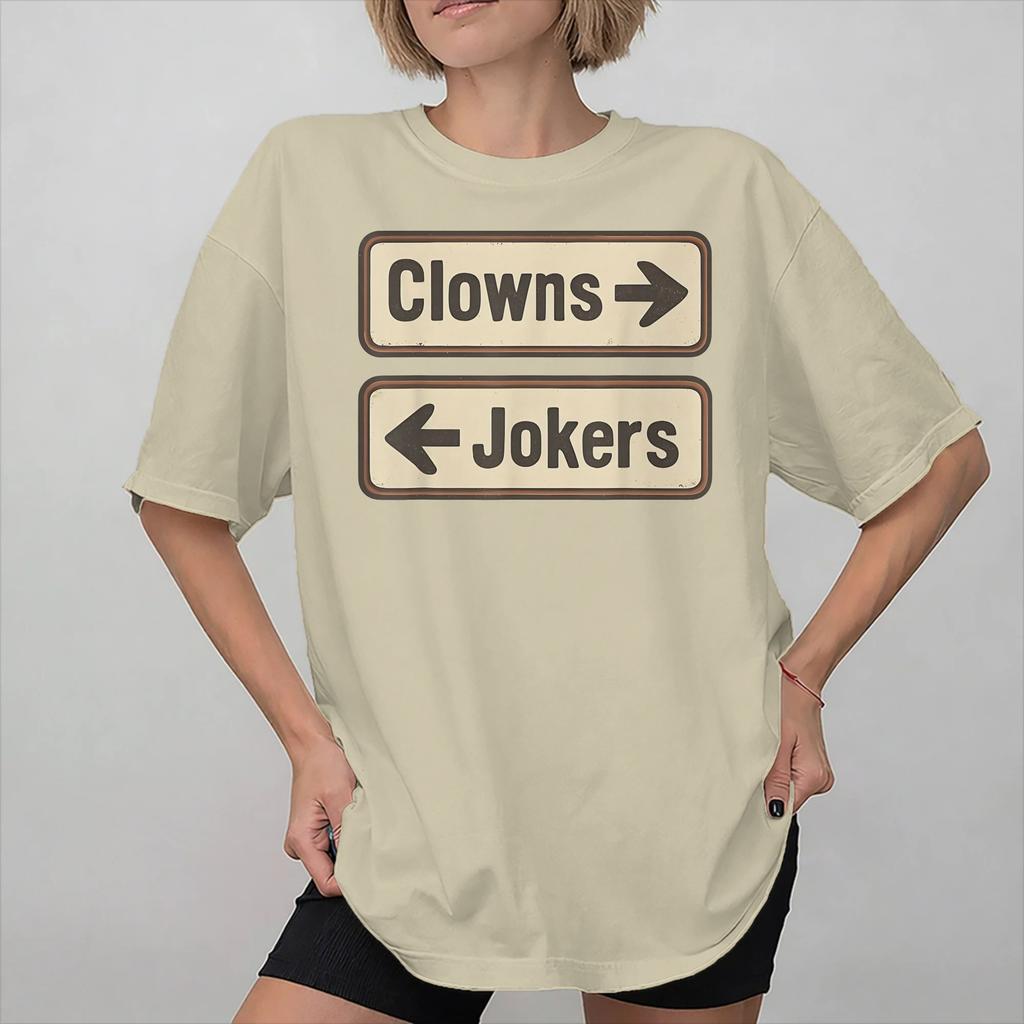 Direction Clowns To The Left Jokers To The Right Merch Unisex Unisex Summer Fashion T Shirt Cotton Tee Printed Tshirt Clothes