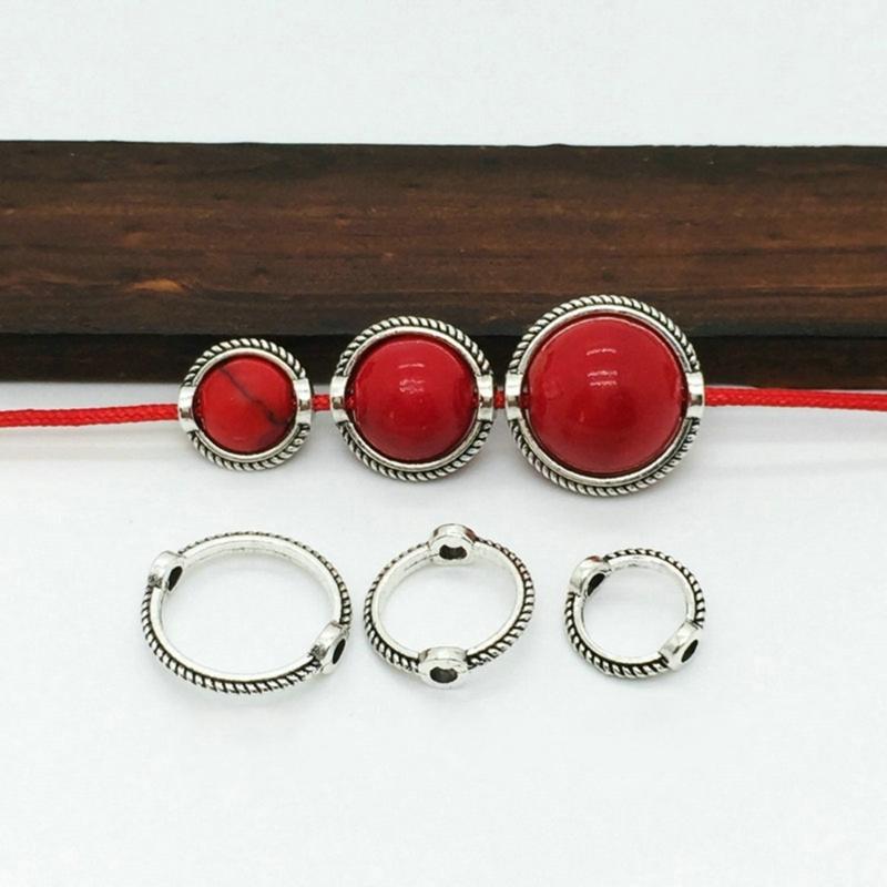 30 шт., кольцо, бусины, подвеска-подвеска, бусины-разделители, соединительная подвеска для изготовления ювелирных изделий, шапки из бисера, поделки своими руками