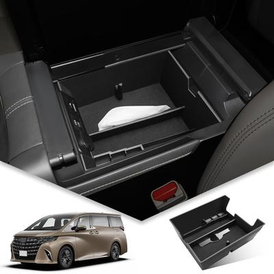 Консольный бокс BIBIBO для нового Toyota 40 Alphard 40-й серии, консольный органайзер для хранения, 40-я серия Vellfire, 40-й Alphard, мелкие предметы, серия Alphard/Vellfire,