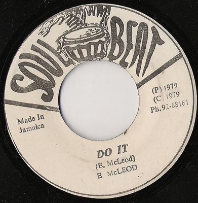 7-дюймовая пластинка ENOS MCLEOD Do It Do It Part II NONE Soul Beat 1979 Ямайка Регги Ска Даб Б/у
