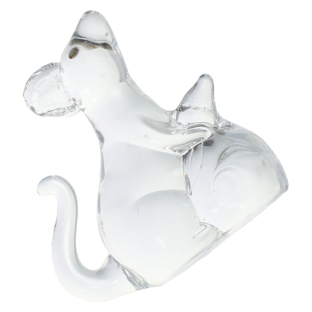 Кристальное украшение для дома и аксессуары Крыса Красивые стеклянные украшения Модное украшение в виде крысы Дом