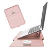 Economicus Holder and MacBook LG Gram Samsung Laptop Pouch Cover Leather, Pink