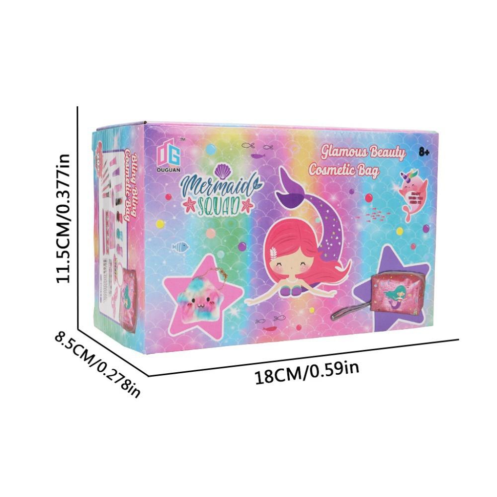 3 детских набора игрушек для макияжа, игрушки для макияжа с косметичками, косметические подарки для девочек