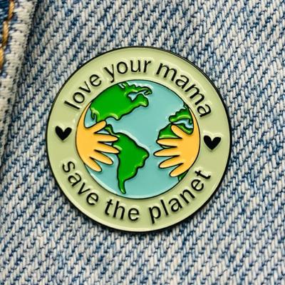 Новая эмалированная булавка World Earth Love Save the Planet металлическая заглушка подарок на день рождения 1 шт.